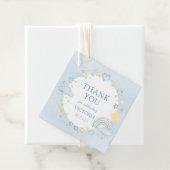 Boy Watercolor Rainbow Baby Dusche Geschenkanhänger (Beispiel)