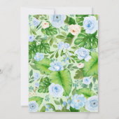 Boy Wild One Safari Einladung (Rückseite)