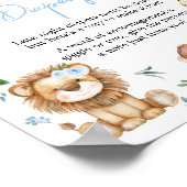 Boy Wild One Safari Kinderdusche Spätabenteuer Poster (Ecke)