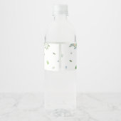 Boy Wild One Safari Wasserflaschenetikett (Rückseite)