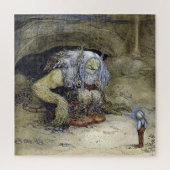 "Boy with Troll" von John Bauer Puzzle (Vertikal)