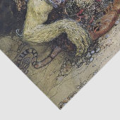 "Boy with Troll" von John Bauer Seidenpapier (Ausschnitt)