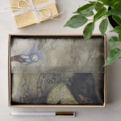 "Boy with Troll" von John Bauer Seidenpapier (Geschenk)