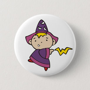 Boy Wizard Button