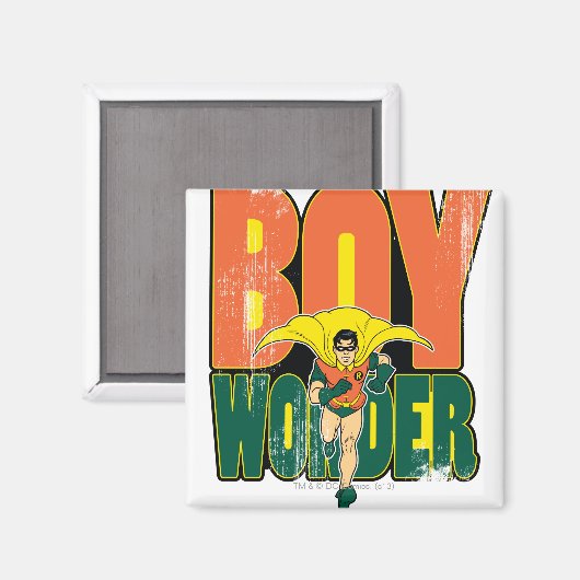 Boy Wonder Graphic Magnet (Vorderseite/Rückseite)