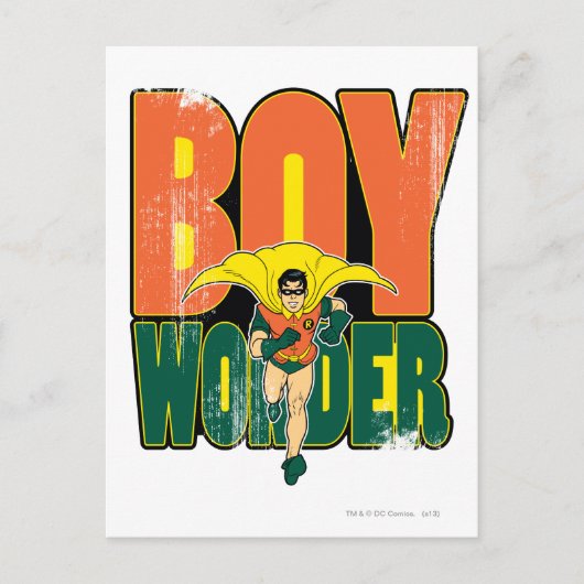 Boy Wonder Graphic Postkarte (Vorderseite)