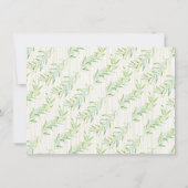 Boy Woodland Baby Baby Baby Shooter Einladung (Rückseite)