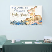 Boy Woodland Deer Baby Dusche Banner (Messeveranstaltung)