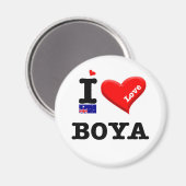 BOYA - I-Liebe Magnet (Vorderseite/Rückseite)