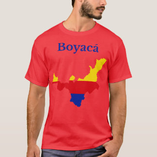 Boyaca Department Map Kolumbien T-Shirt