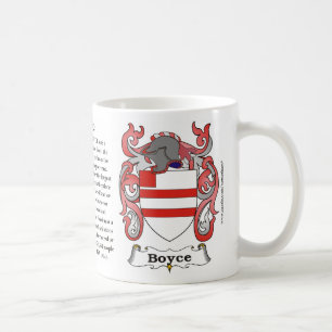 Boyce, Ursprung, Bedeutung und das Wappen Kaffeetasse