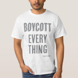 Boycott Alles (außer Speck) T-Shirt