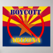 Boycott Arizona Poster (Vorne)
