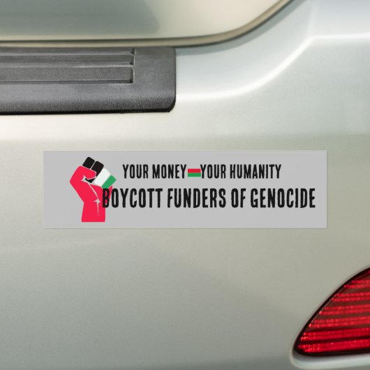 Boycott Genocide Autoaufkleber (Auf Auto)