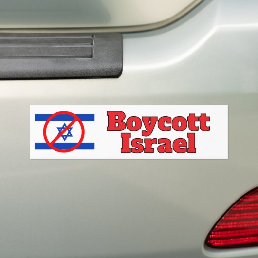 Boycott Israel Autoaufkleber (Auf Auto)