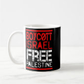 Boycott Israel Palestine Gaza War Awareness Kaffeetasse (Links)