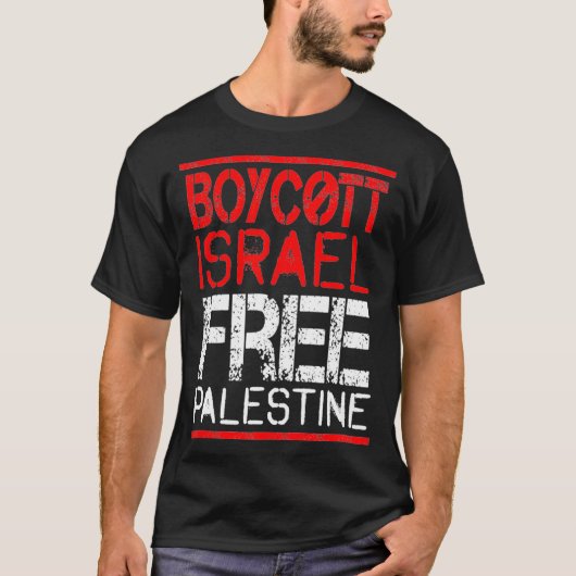 Boycott Israel Palestine Gaza War Awareness  T-Shirt (Vorderseite)