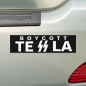 BOYCOTT TESLA AUTOAUFKLEBER (Auf Auto)