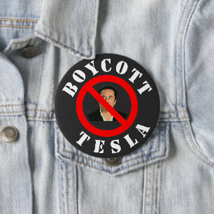 Boycott Tesla Button
