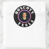 Boycott Tesla Sticker (Tasche)