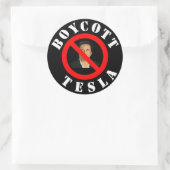 Boycott Tesla Sticker (Tasche)