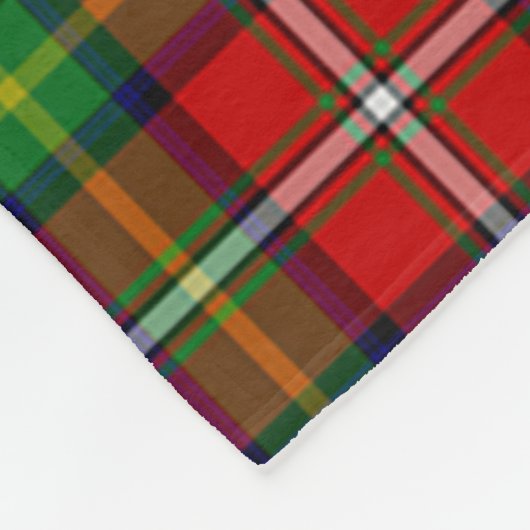 Boyd Clan Abzeichen Tartan Kariert Fleecedecke (Ecke)