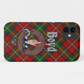 Boyd Clan Abzeichen & Tartan Phone Case (Rückseite (Horizontal))