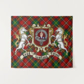 Boyd Clan Abzeichen & Tartan Wandteppich (Vorderseite (Horizontal))
