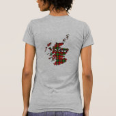 Boyd Clan Abzeichen und Tartan Women's T-Shirt (Rückseite)