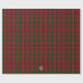 Boyd Clan Family Tartan mit offiziellem Siegel Geschenkpapier (Flach)