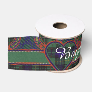 Boyd Clan karierter schottischer Kilt Tartan Ripsband