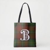 Boyd Clan Tartan Monogram Tasche (Vorderseite)