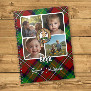 Boyd Familienfoto-Collage Notizblock