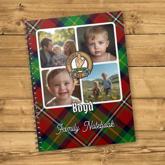 Boyd Familienfoto-Collage Notizblock