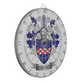 Boyd Familienwappen-Wappen Dartscheibe (Vorderseite Links)