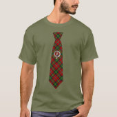 Boyd Scottish Badge & Tartan Necktie T-Shirt (Vorderseite)