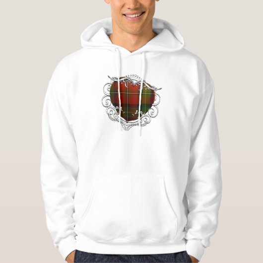 Boyd-Tartan-Herz Hoodie (Vorderseite)