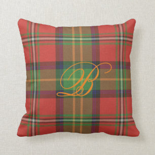Boyd Tartan-Monogramm-Kissen Kissen