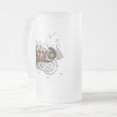 Boyd Tartan-Schmutz Mattglas Bierglas (Vorderseite Links)
