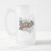 Boyd Tartan-Schmutz Mattglas Bierglas (Links)