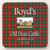 Boyd's Old Dean Castle Coffee Co. Untersetzer Set (Vorderseite)