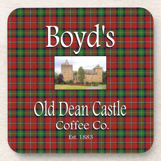 Boyd's Old Dean Castle Coffee Co. Untersetzer Set (Vorderseite)