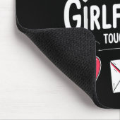 Boyfriend Ask Her Will You Be My Girlfriend Valent Mousepad (Ecke)