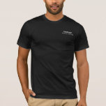 Boyfriend Birthday Gift Mens Short Sleeve Black T-Shirt<br><div class="desc">Benutzerdefinierte Männer's T-Shirt Moderne elegante Add Image Logo Text hier Schwarze Vorlage Männer Bella Leinwand Kurze Schlange T - Shirt.</div>