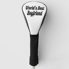 Boyfriend Black Script Golf Headcover