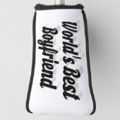Boyfriend Black Script Golf Headcover (Rotieren 90)