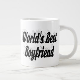 Boyfriend Black Script Jumbo-Tasse
