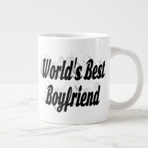 Boyfriend Black Script Jumbo-Tasse