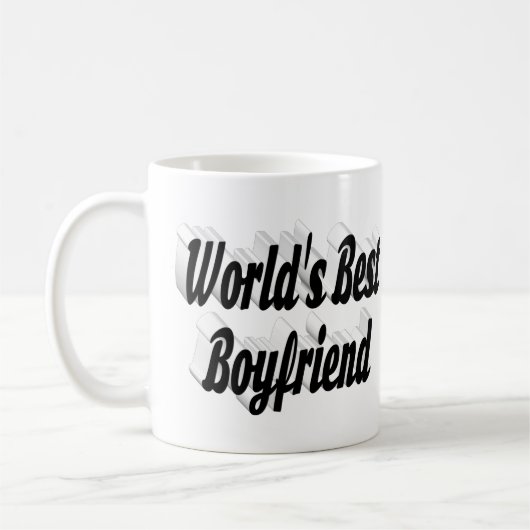Boyfriend Black Script Kaffeetasse (Links)