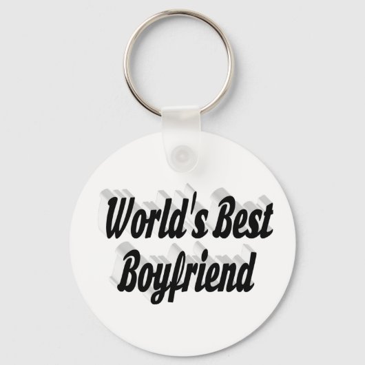 Boyfriend Black Script Schlüsselanhänger (Rückseite)